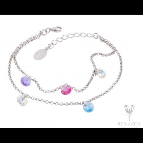 Swarovski authentic Crystals whiterhodium bracelet - Picture 3 of 14